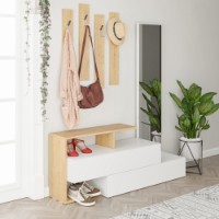 Прихожая Hanah Home Ramda White Oak фото №2 — интернет-магазин Desire.md