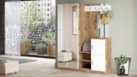 Прихожая Hanah Home Dd8-Aw Atlantic Pine White фото №3 — интернет-магазин Desire.md