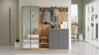 Прихожая Hanah Home Dd9-Aa Atlantic Pine Anthracite фото №3 — интернет-магазин Desire.md