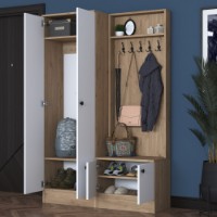 Прихожая Rani P6 - M5 - 2423 White Walnut фото №4 — интернет-магазин Desire.md