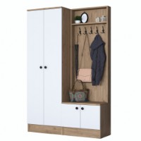 Прихожая Rani P6 - M5 - 2423 White Walnut фото №7 — интернет-магазин Desire.md