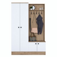 Прихожая Rani P6 - M5 - 2423 White Walnut фото №8 — интернет-магазин Desire.md