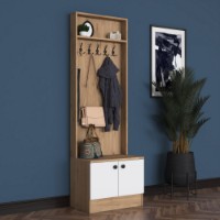 Прихожая Rani M16 - 2254 Walnut White фото №5 — интернет-магазин Desire.md