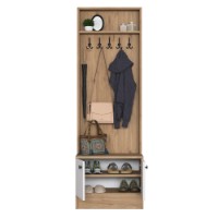 Прихожая Rani M16 - 2254 Walnut White фото №7 — интернет-магазин Desire.md