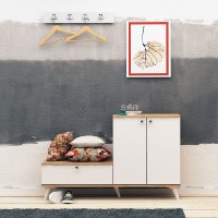 Antreu Hanah Home Evva Oak White