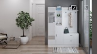 Прихожая Hanah Home Dd5-W White фото №3 — интернет-магазин Desire.md