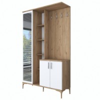 Прихожая Rani EA109 - 2695 Walnut White фото №7 — интернет-магазин Desire.md
