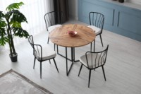 Masă pentru bucătărie Hanah Home Yaprak 1201 Atlantic Pine