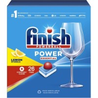 Detergent pentru mașine de spălat vase Finish Power Essential Lemon 26pcs