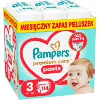 Scutece-chiloți Pampers Premium Care Pants 3 Midi 114pcs