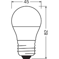 Bec Osram Value Classic P40 4.9/840 230V FR E27 (4099854546464) imaginea #2 — magazin online Desire.md