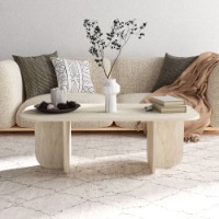 Măsuţă cafea Hanah Home Becaj Travertine imaginea #2 — magazin online Desire.md