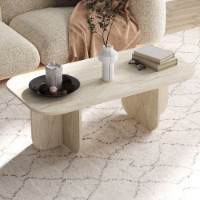 Măsuţă cafea Hanah Home Becaj Travertine imaginea #3 — magazin online Desire.md