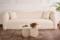 Măsuţă cafea Hanah Home Aeris Travertine Transparent imaginea #2 — magazin online Desire.md
