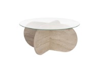 Măsuţă cafea Hanah Home Aeris Travertine Transparent imaginea #6 — magazin online Desire.md