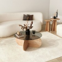 Măsuţă cafea Hanah Home Bubble Sapphire Oak Fume imaginea #4 — magazin online Desire.md