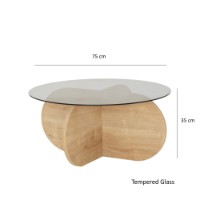 Măsuţă cafea Hanah Home Bubble Sapphire Oak Fume imaginea #11 — magazin online Desire.md