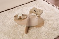 Măsuţă cafea Hanah Home Aeris Sapphire Oak Transparent imaginea #3 — magazin online Desire.md