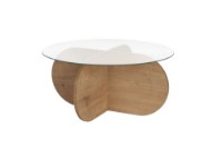 Măsuţă cafea Hanah Home Aeris Sapphire Oak Transparent imaginea #6 — magazin online Desire.md
