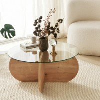 Măsuţă cafea Hanah Home Bubble Sapphire Oak