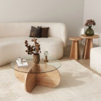 Măsuţă cafea Hanah Home Bubble Sapphire Oak imaginea #4 — magazin online Desire.md