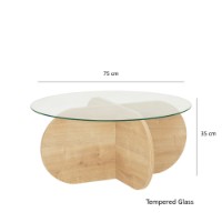 Măsuţă cafea Hanah Home Bubble Sapphire Oak imaginea #10 — magazin online Desire.md
