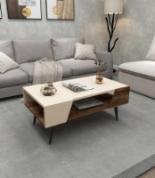 Măsuţă cafea Hanah Home Aren  Beige Light Walnut