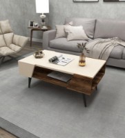 Măsuţă cafea Hanah Home Aren  Beige Light Walnut imaginea #2 — magazin online Desire.md