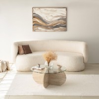 Măsuţă cafea Hanah Home Bubble Travertine