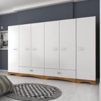 Гардероб Rani F4 White Walnut