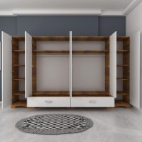 Гардероб Rani F4 White Walnut фото №5 — интернет-магазин Desire.md