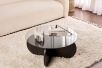 Măsuţă cafea Hanah Home Aeris Wood Black Fume