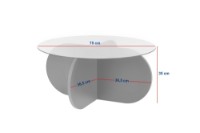 Măsuţă cafea Hanah Home Aeris Wood Black Fume imaginea #7 — magazin online Desire.md