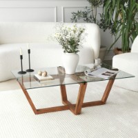 Măsuţă cafea Hanah Home Amalfi Walnut