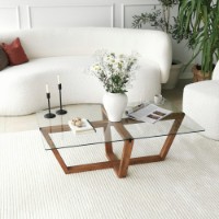 Măsuţă cafea Hanah Home Amalfi Walnut imaginea #3 — magazin online Desire.md