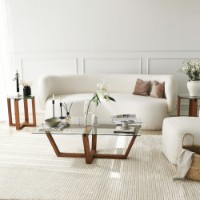 Măsuţă cafea Hanah Home Amalfi Walnut imaginea #4 — magazin online Desire.md