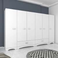Гардероб Rani F4 White фото №3 — интернет-магазин Desire.md