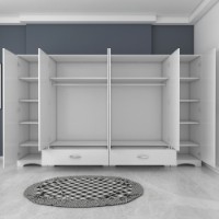 Гардероб Rani F4 White фото №5 — интернет-магазин Desire.md