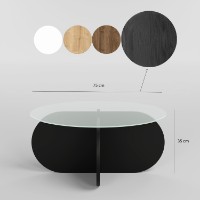 Măsuţă cafea Hanah Home Bubble Black imaginea #5 — magazin online Desire.md