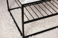 Măsuţă cafea Hanah Home Asude WhiteBlack imaginea #5 — magazin online Desire.md