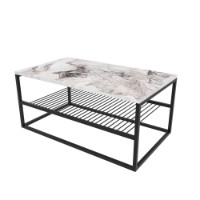 Măsuţă cafea Hanah Home Asude WhiteBlack imaginea #7 — magazin online Desire.md