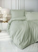 Lenjerie de pat Cotton Box Stripe Sage