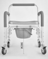 Scaun-WC 4Life AT48 Mobile Black imaginea #7 — magazin online Desire.md