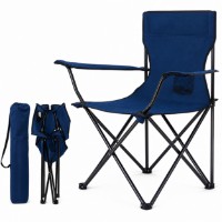 Scaun pliant pentru camping 4Life AT111 Navy Blue