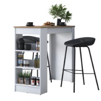 Барный стол Rani JA103 Walnut White фото №4 — интернет-магазин Desire.md