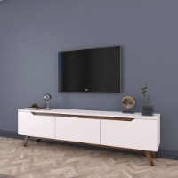 Тумба под ТВ Rani D1 White Walnut