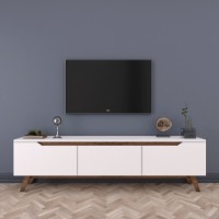 Comodă TV Rani D1 White Walnut imaginea #3 — magazin online Desire.md