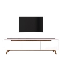 Comodă TV Rani D1 White Walnut imaginea #6 — magazin online Desire.md