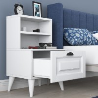 Noptieră Hanah Home BD105 White imaginea #5 — magazin online Desire.md