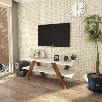 Тумба под ТВ Hanah Home Basic White Walnut